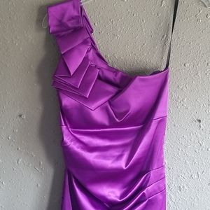 Windsor Short Purple Prom or Evening Dress